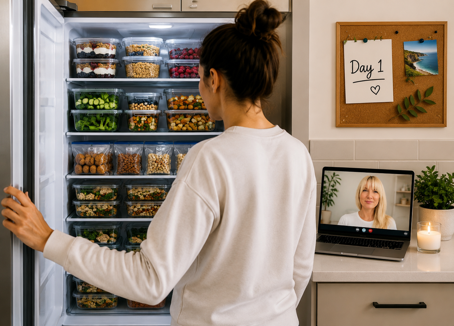 Neuro 100 Method: organised whole-food plant-based meals and 1:1 coaching with Sharon